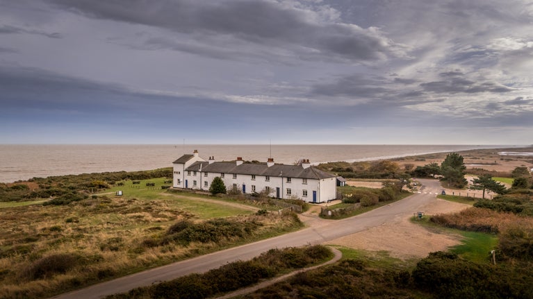 The exterior of Nightjar, Stonechat and Woodlark, Suffolk